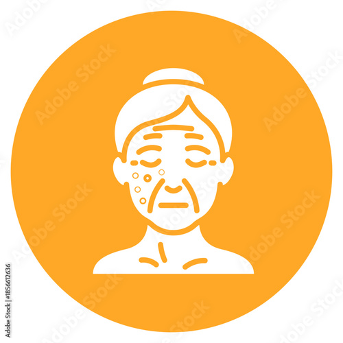 Aging Spots icon vector image. Can be used for Dermatology.