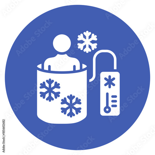 Cryotherapy icon vector image. Can be used for Dermatology.