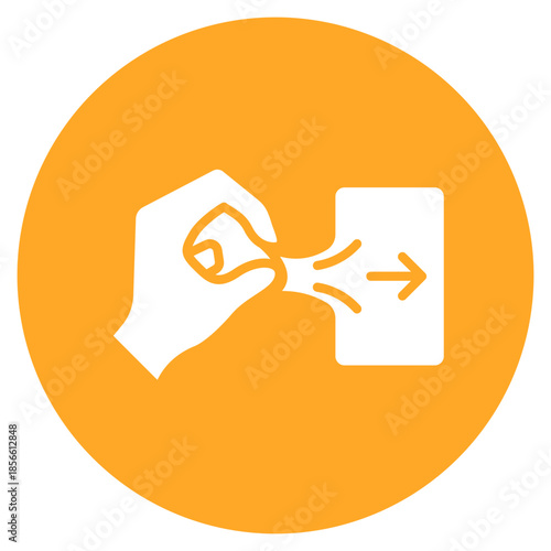 Elasticity Test icon vector image. Can be used for Dermatology.