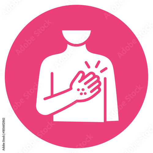 Itch Relief icon vector image. Can be used for Dermatology.