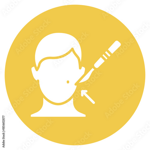 Mole Removal icon vector image. Can be used for Dermatology.