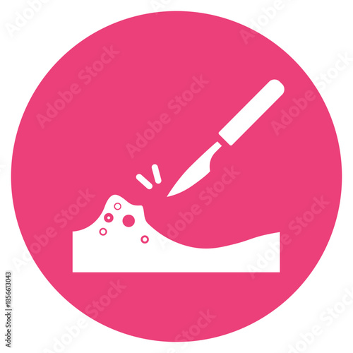 Wart Removal icon vector image. Can be used for Dermatology.
