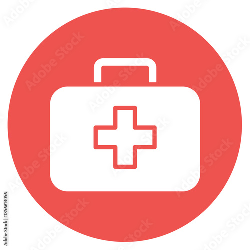 First Aid Kit icon vector image. Can be used for Nursing Home.