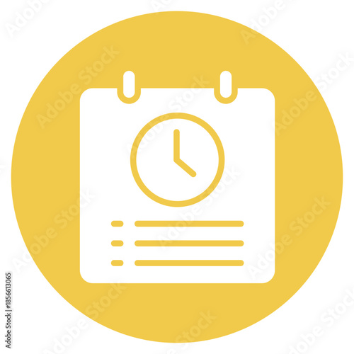 Daily Schedule icon vector image. Can be used for Nursing Home.