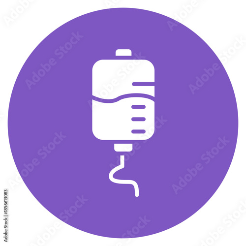 IV Drip icon vector image. Can be used for Nursing Home.