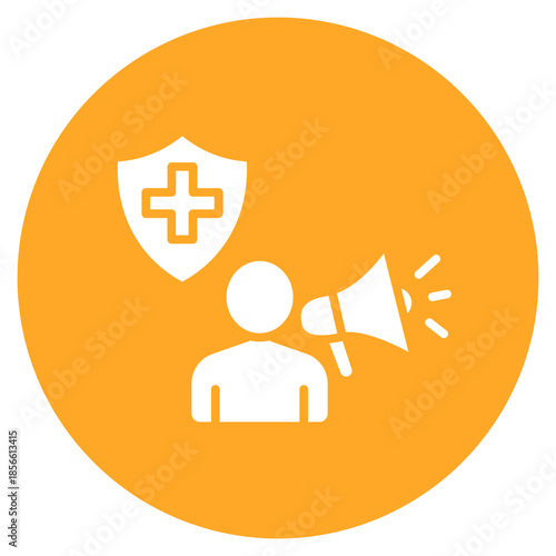 Health Campaign icon vector image. Can be used for Tuberculosis.
