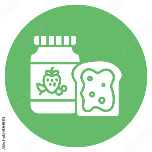 Jam Spread icon vector image. Can be used for Brunch.