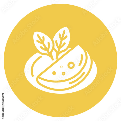 Spinach Omelette icon vector image. Can be used for Brunch.