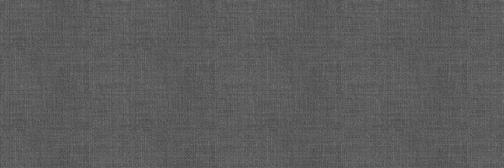 Shaded colourless upholstery background. Gray seamless fabric neutral background texture. Panoramic banner close-up of cloth material.