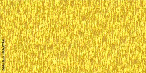 Close-up of a vibrant golden yellow textured surface with vertical brush strokes and an uneven, shimmering appearance.