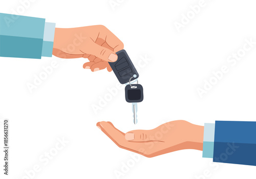 Handing Over Car Keys A Symbol of Trust and New Beginnings in Automotive Transactions