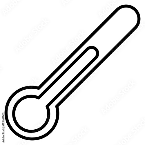 Moderate temperature vector icon. Weather icon line style. perfect use for logo, presentation, website, and more. modern icon design outline style 