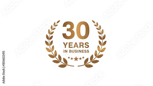 Celebrating 30 years in business illustration