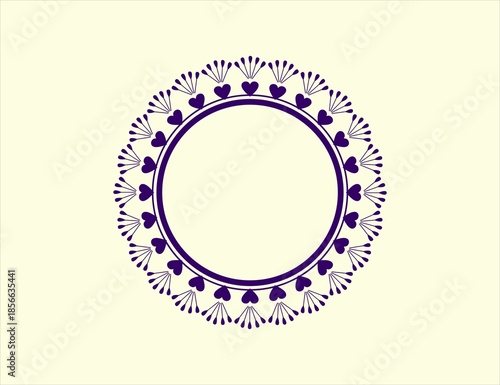 Fotografía An illustration of round vector file with beatiful design