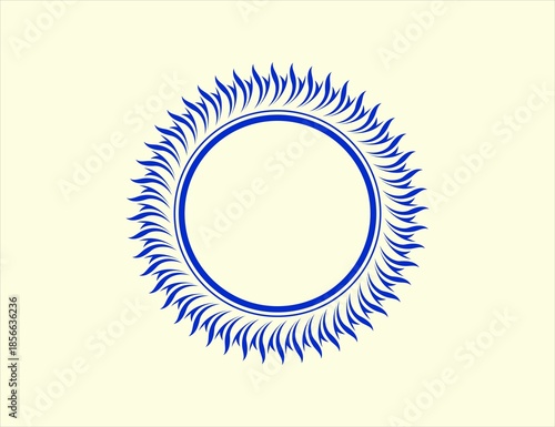 Fotografía An illustration of round vector file with beatiful design