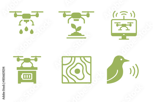 Drone technology for agriculture and environmental monitoring in modern farming practices