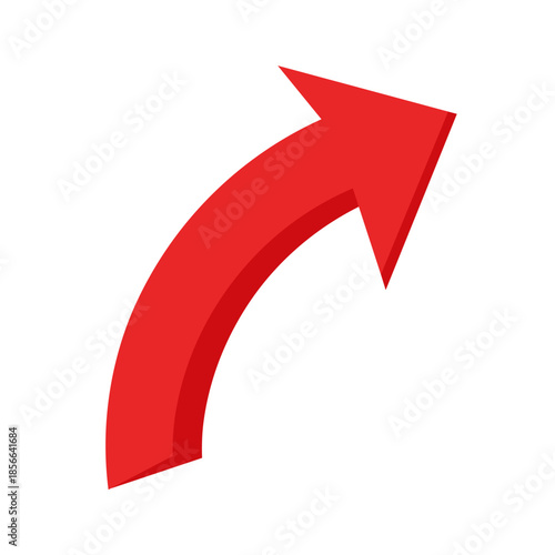 Free Download red arrow on white background - GFXLoad