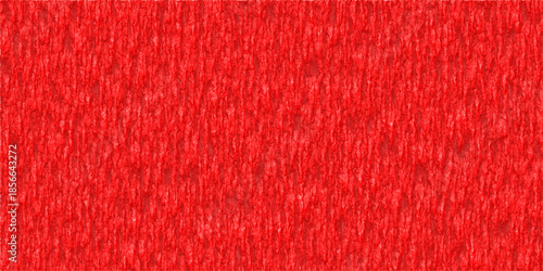 Vibrant red textured fabric background with subtle vertical fibrous patterns, ideal for abstract designs and textile concepts.