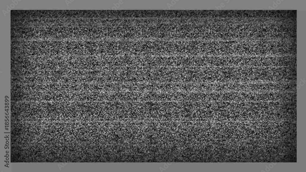 Static No Signal TV snow or noise . Detained analog tale visor. Bad Tv Signal - Static ...