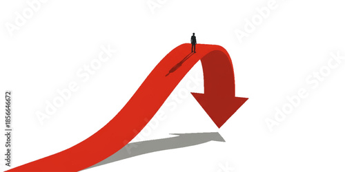 Creative Marketing Business Growth Concept Vector Illustration Versatile Abstract Background. Conceptual art, White, red, yellow, black, and blue colored.  