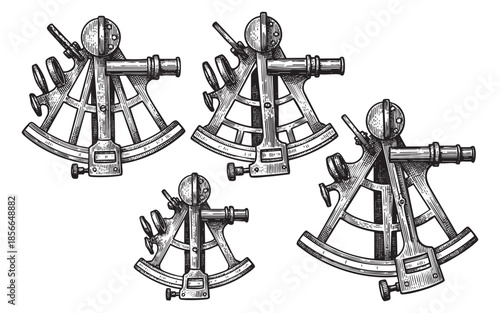Sextant Nautical Navigation Instrument