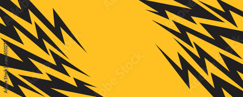 Abstract background with raw jagged spike pattern and with some copy space area