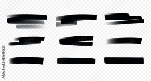 Thick marker strokes.