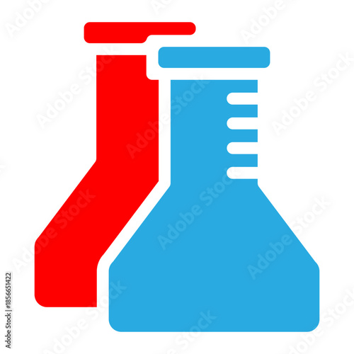 Glass Measuring Cup Laboratory Icon	