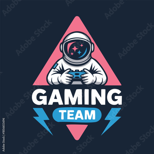 Astronaut Playing Video Games