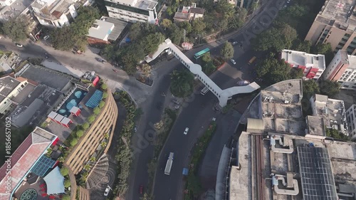 Wallpaper Mural Aerial view illustrating Hyderabad’s evolving metropolitan character. Torontodigital.ca