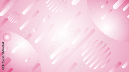 Abstract Soft Pink Futuristic Background with Diagonal Motion Streaks and Glowing Geometric Shapes for Modern Technology Wallpapers and Creative Digital Media Presentations
