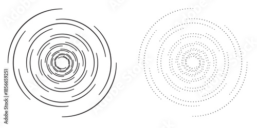 Hypnotic spiral background.Optical illusion style design. Vector eps10