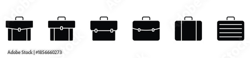 Minimal Briefcase Vector Illustration