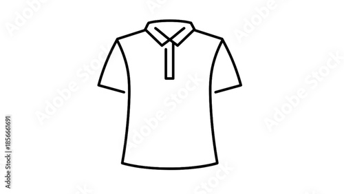 vector illustration of a white shirt