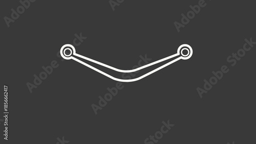 3d render of a pair of keys on blue background