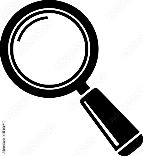 Simple vector icon magnifying glass
