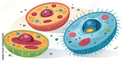 Stylized Meristematic Plant Cells for Biological Study