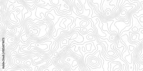 Contour abstract map relief land outline. Topographic map patterns. White wave paper curved reliefs abstract background. Background of the topography map. Abstract pattern with lines.