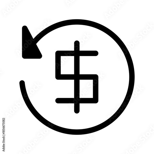 Refund Icon Vector Symbol Design Illustration