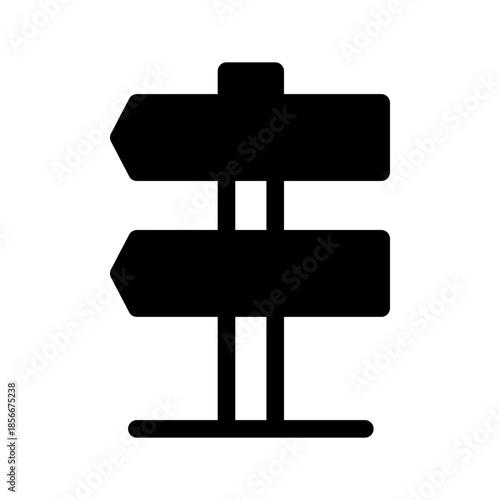 Directional Panels Icon Vector Symbol Design Illustration