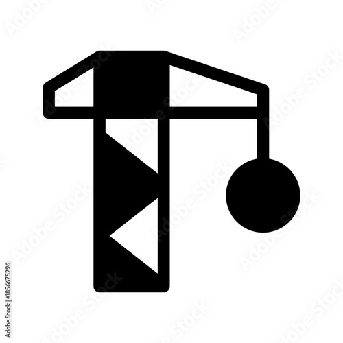 Crane Icon Vector Symbol Design Illustration