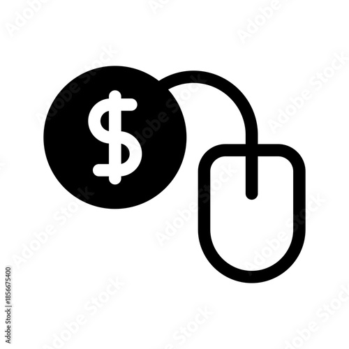 Pay Per Click Icon Vector Symbol Design Illustration