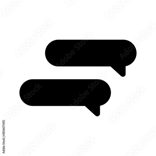 Dialogue Icon Vector Symbol Design Illustration