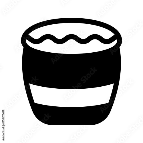 Snare Drum Icon Vector Symbol Design Illustration