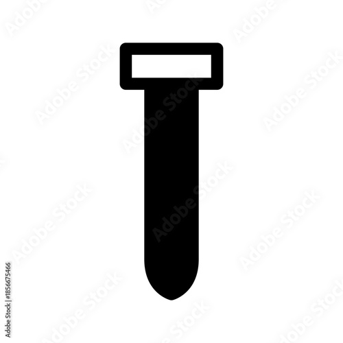 Nail Icon Vector Symbol Design Illustration