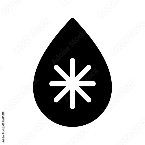 Cold Water Icon Vector Symbol Design Illustration
