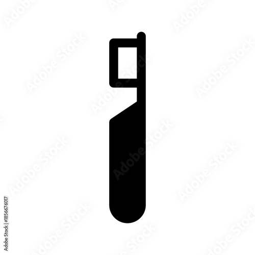 Toothbrush Icon Vector Symbol Design Illustration