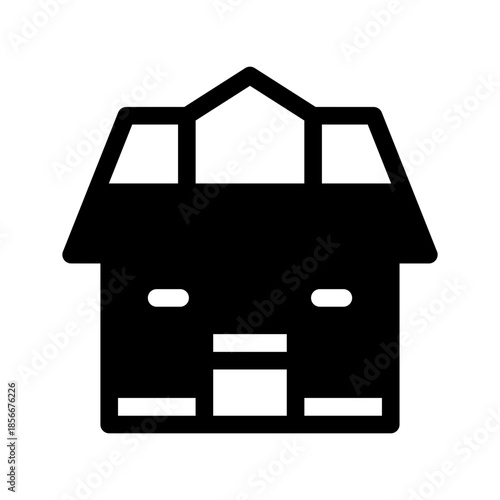 Villa Icon Vector Symbol Design Illustration