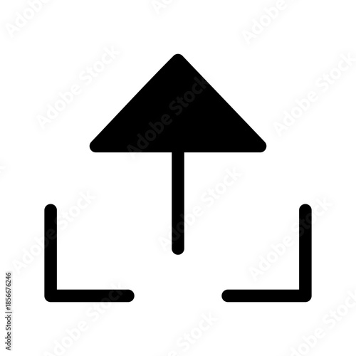 Upload Icon Vector Symbol Design Illustration
