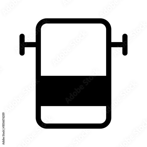 Towel Icon Vector Symbol Design Illustration